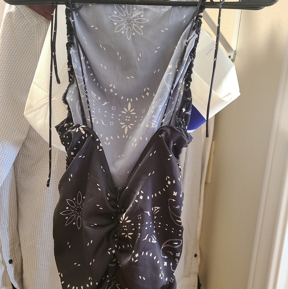 Hello Molly Lioness Wild Wild West Mini Bandana dress in satin - Picture 14 of 14